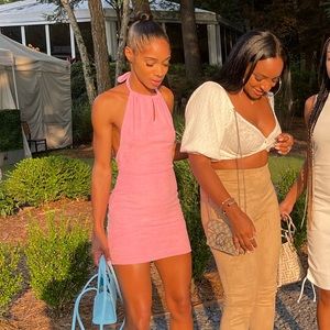 Princess Polly Aria Mini Dress Pink.